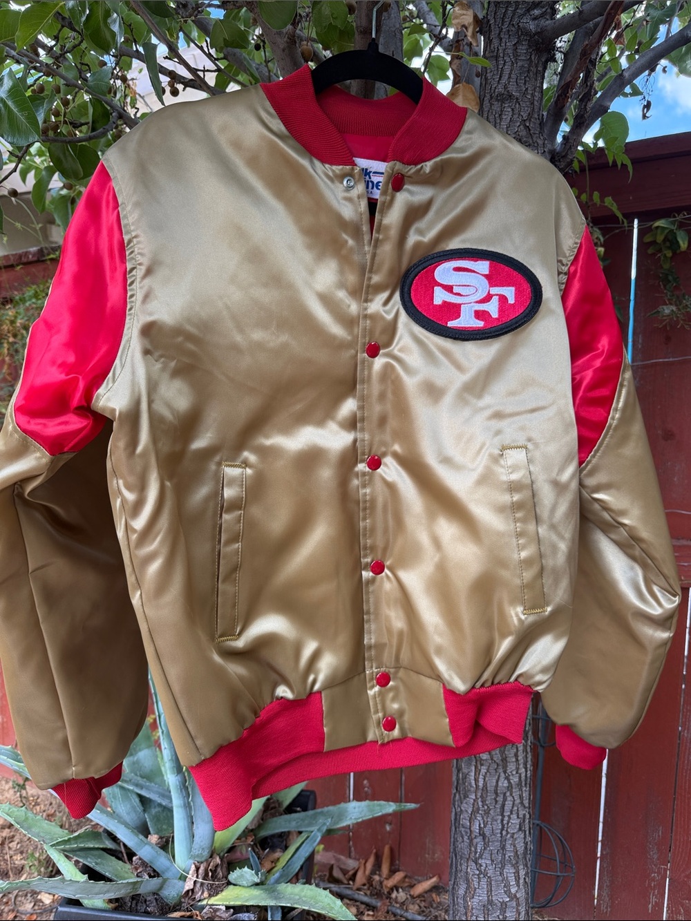 Vintage 49ers bomber jacket